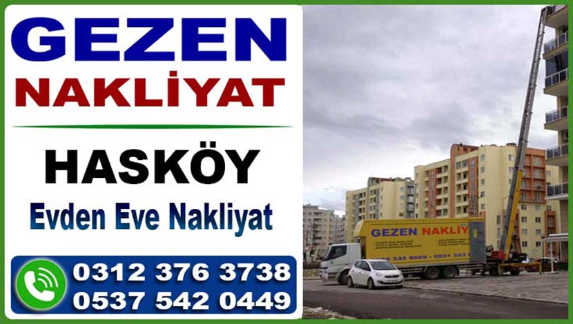 Hasköy evden eve nakliyat