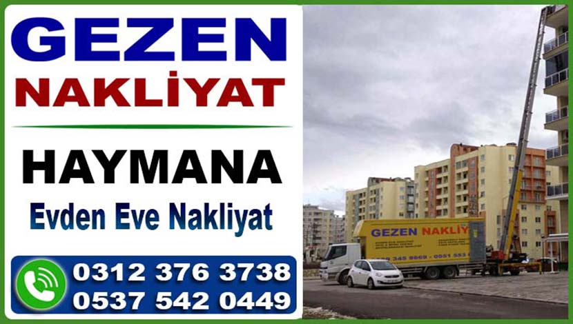 Haymana evden eve nakliyat